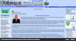 Desktop Screenshot of kunhegyes.hu